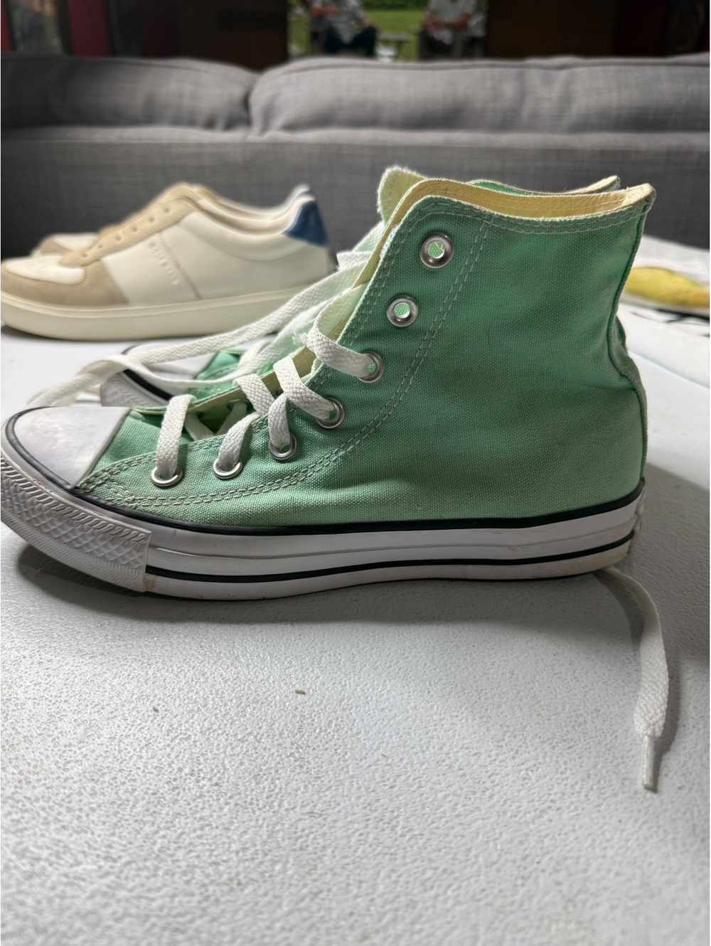 Converse Chuck Taylor All Star High Top Sneakers Green Size 7